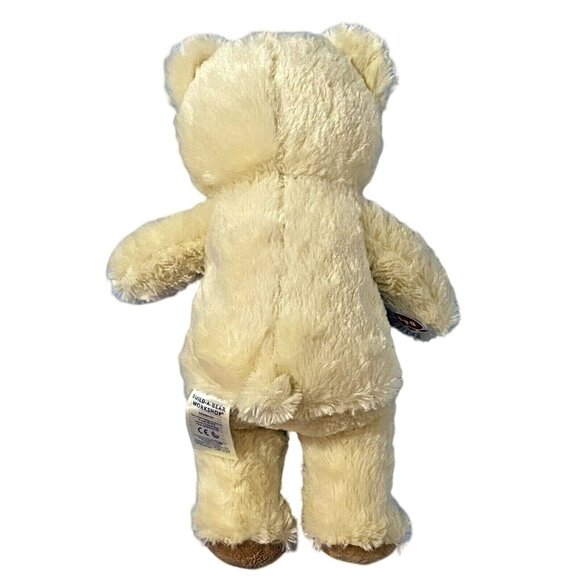 Build A Bear Plush Teddy 16" Beige Stuffed Animal BABW - Picture 2 of 6